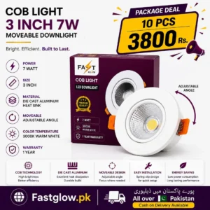 COB Light 3 inch 7W 10(pcs)