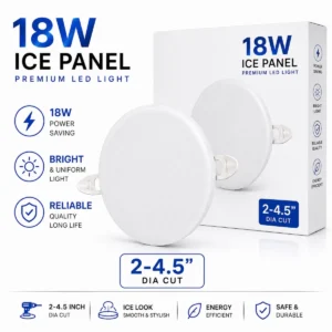 18W ICE Panel LED Light – Premium Slim Ceiling Panel (2-4.5 Inch Cut)