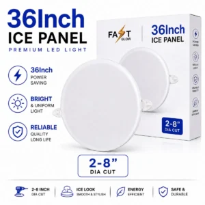 36W ICE Panel LED Light – Premium Slim Ceiling Panel (2-8 Inch Cut)