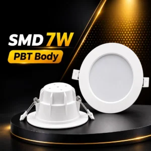 SMD 7W PBT Body LED Downlight