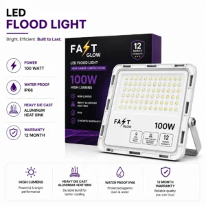 FastGlow LED Flood Light – 100W